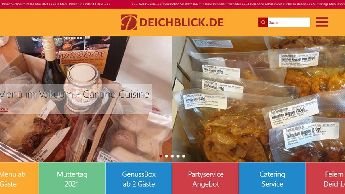 Referenz Webseite Zum Deichblick-erstellt von wegwb Webdesign